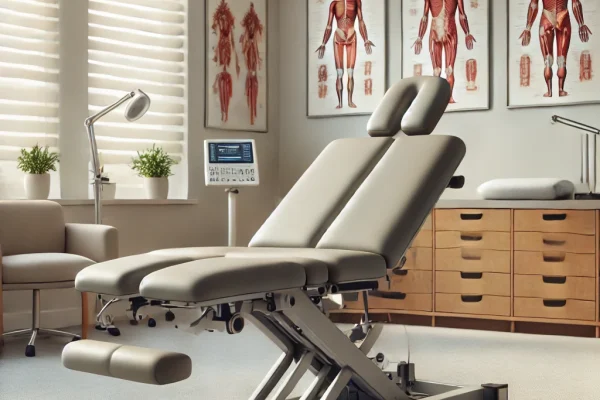 Camilla en centro de fisioterapia